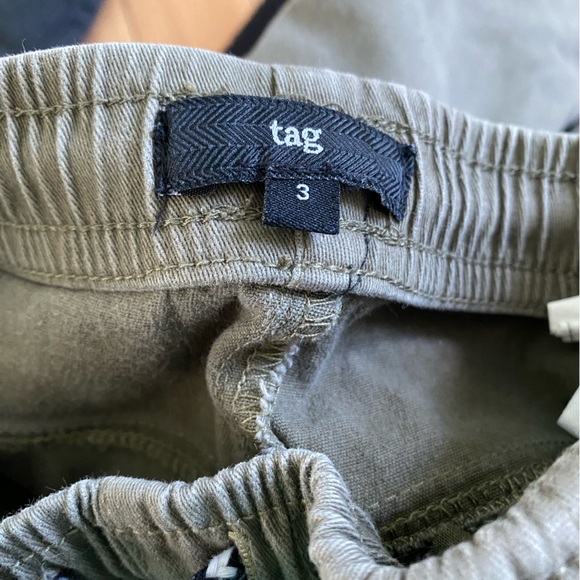 Toddler kaki joggers GUC 3T - Picture 3 of 4